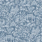 Garden Toile Blue Wallpaper from the Secret Garden Collection by Galerie Wallcoverings