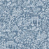 Garden Toile Blue Wallpaper from the Secret Garden Collection by Galerie Wallcoverings