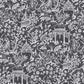 Garden Toile Black Wallpaper from the Secret Garden Collection by Galerie Wallcoverings