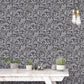 Garden Toile Black Wallpaper from the Secret Garden Collection by Galerie Wallcoverings