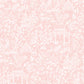 Garden Toile Pink Wallpaper from the Secret Garden Collection by Galerie Wallcoverings
