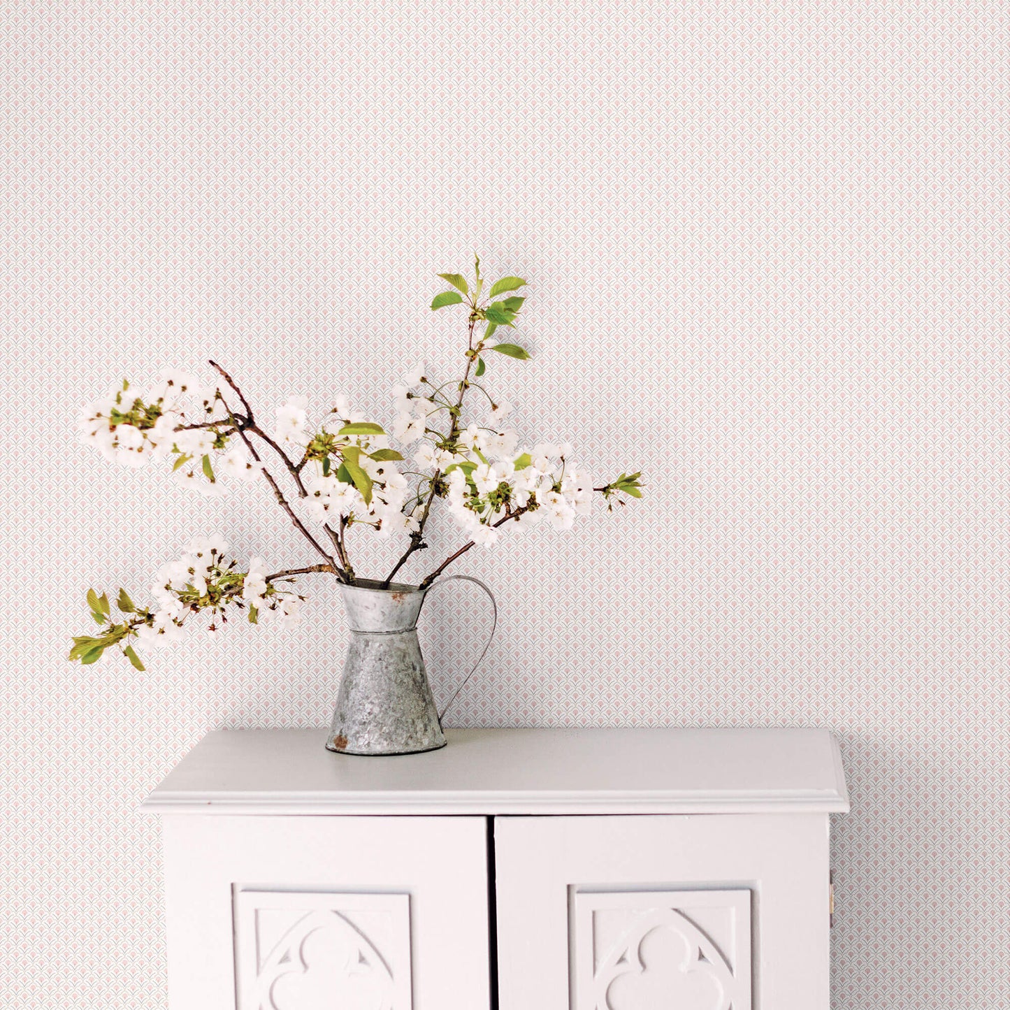 Secret Scallop Pink Wallpaper from the Secret Garden Collection by Galerie Wallcoverings