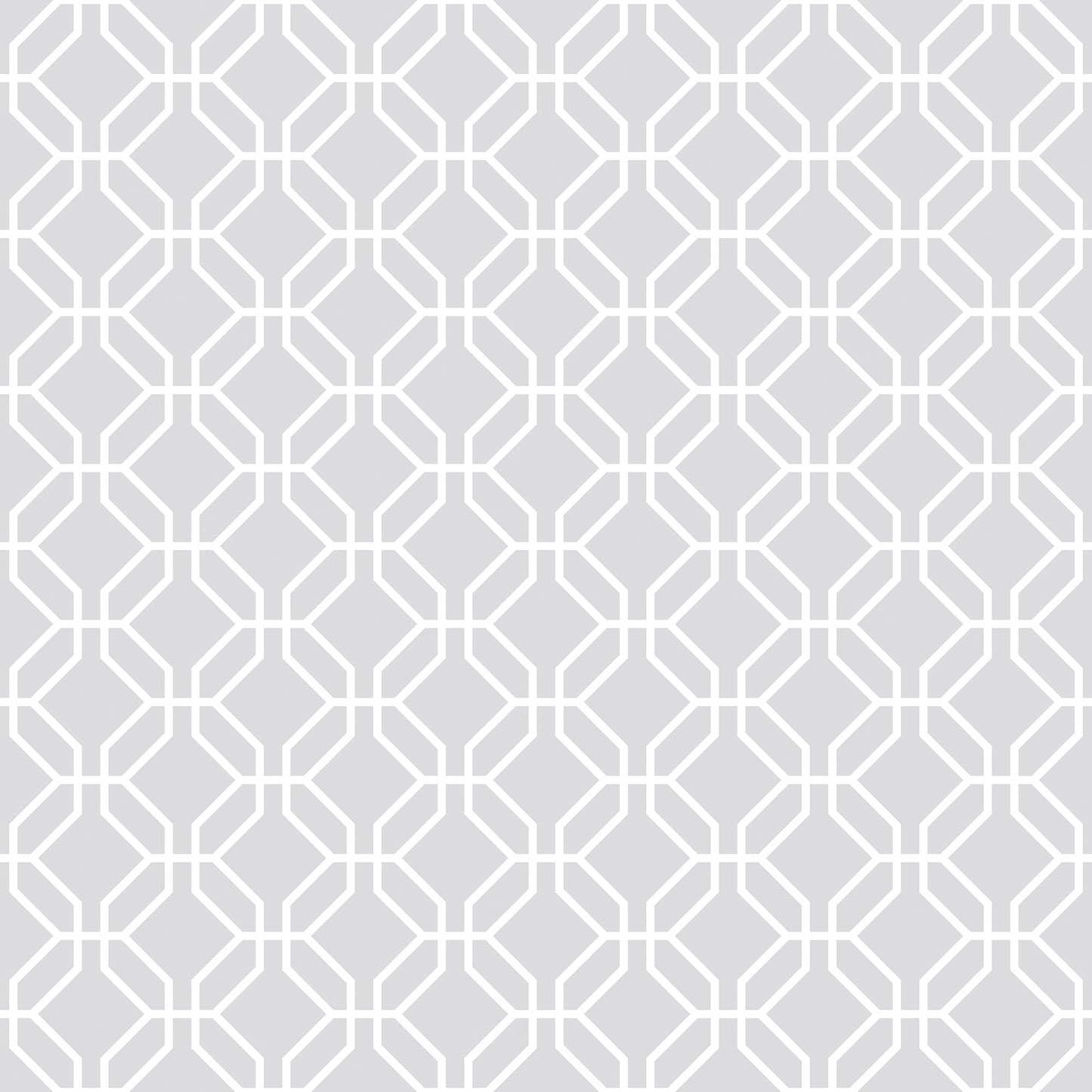Trellis Negative Grey Wallpaper from the Secret Garden Collection by Galerie Wallcoverings