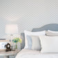 Trellis Negative Grey Wallpaper from the Secret Garden Collection by Galerie Wallcoverings