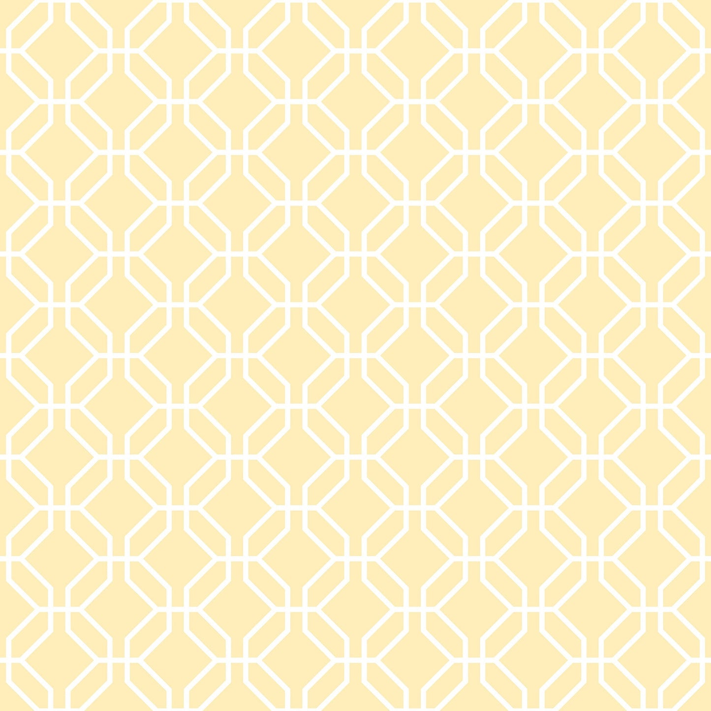 Trellis Negative Yellow Wallpaper from the Secret Garden Collection by Galerie Wallcoverings