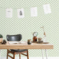 Trellis Positive Fresh Green Wallpaper from the Secret Garden Collection by Galerie Wallcoverings