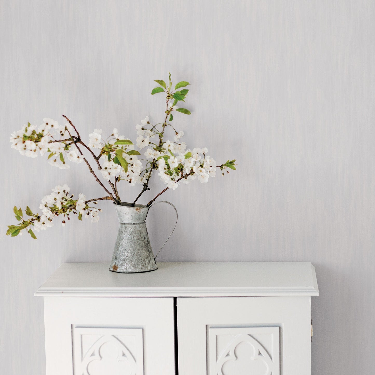 Wispy Texture Grey Wallpaper from the Secret Garden Collection by Galerie Wallcoverings