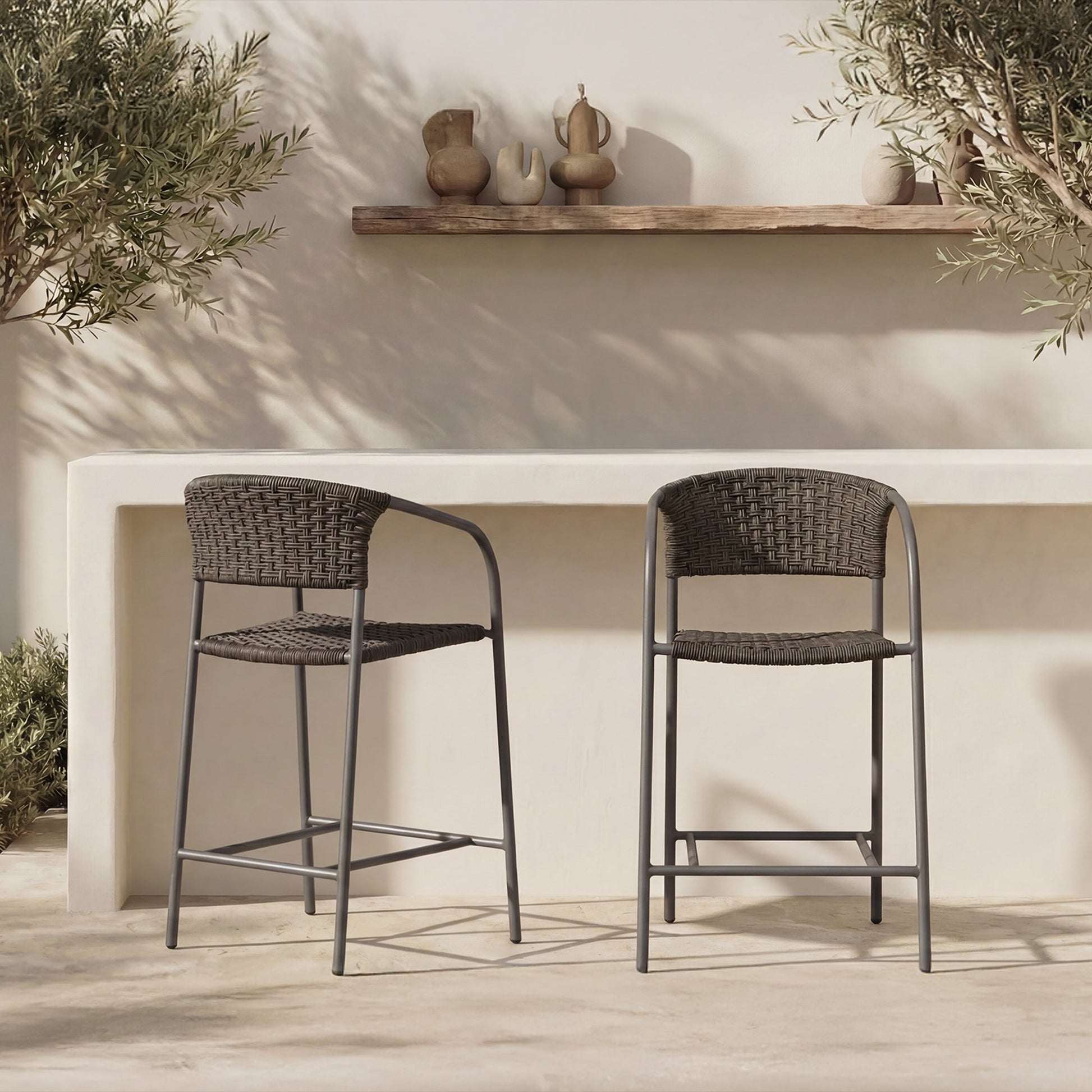Zola Outdoor Bar Stool Moes Home Collection Mhc Ge 1007 20 7