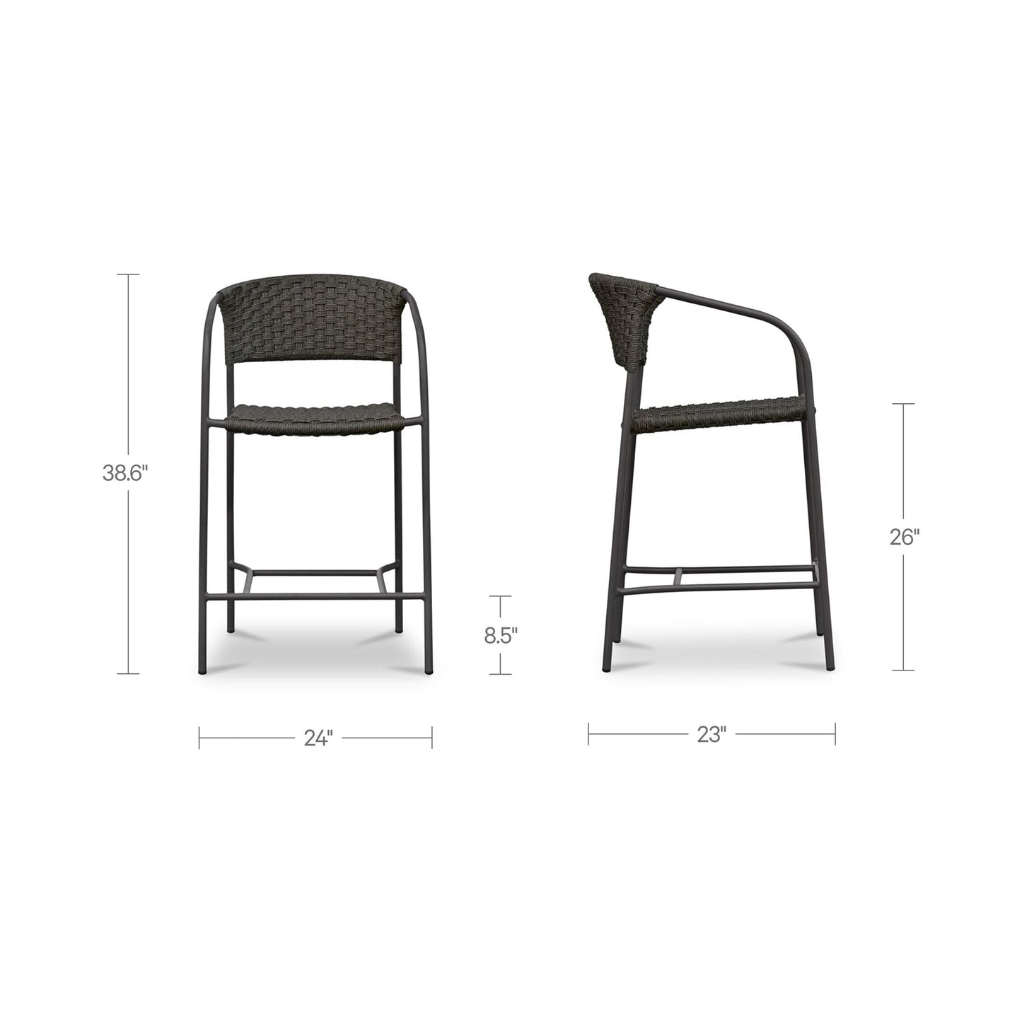Zola Outdoor Counter Chair Moes Home Collection Mhc Ge 1008 20 3