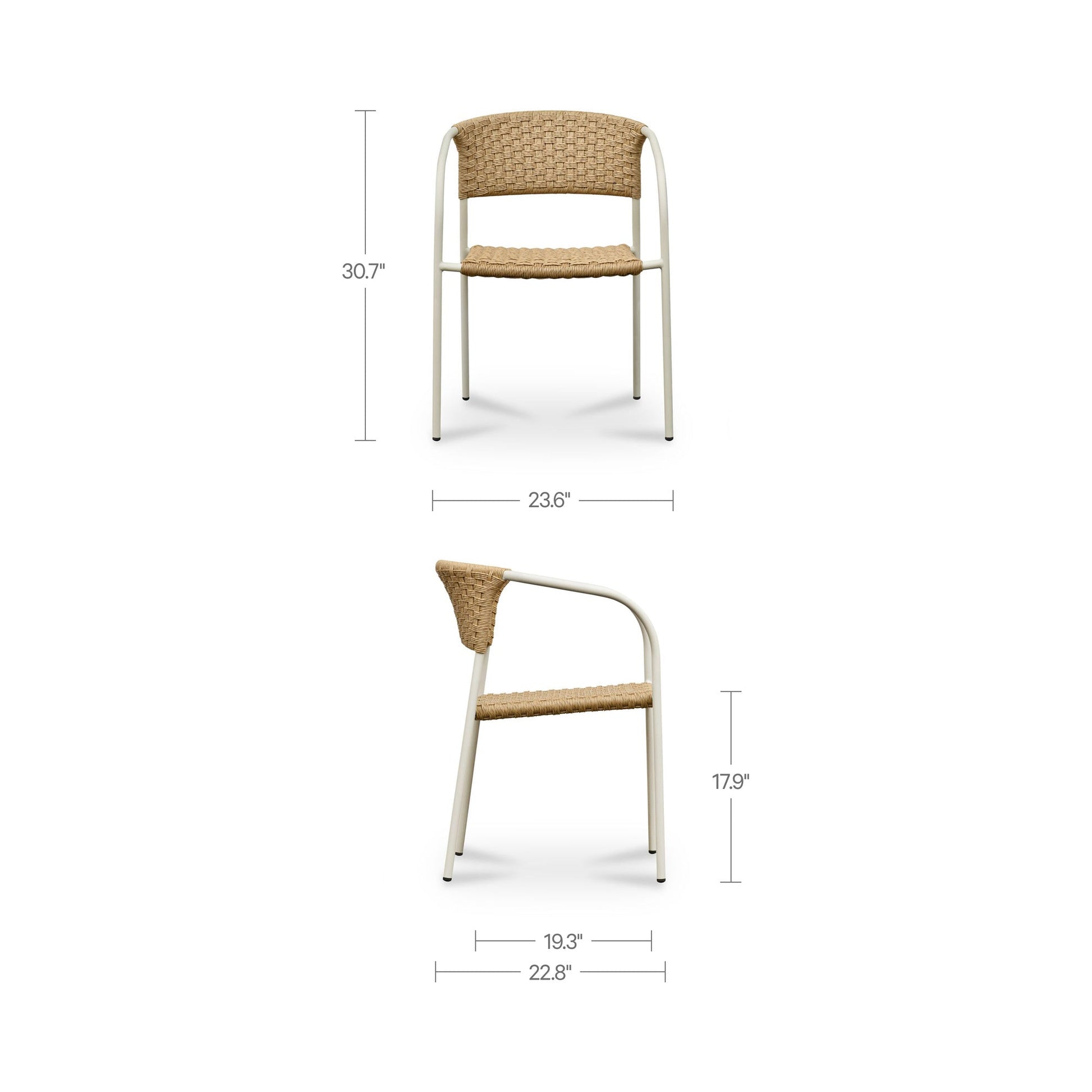 Zola Outdoor Dining Chair Set Of 2 Moes Home Collection Mhc Ge 1009 20 4