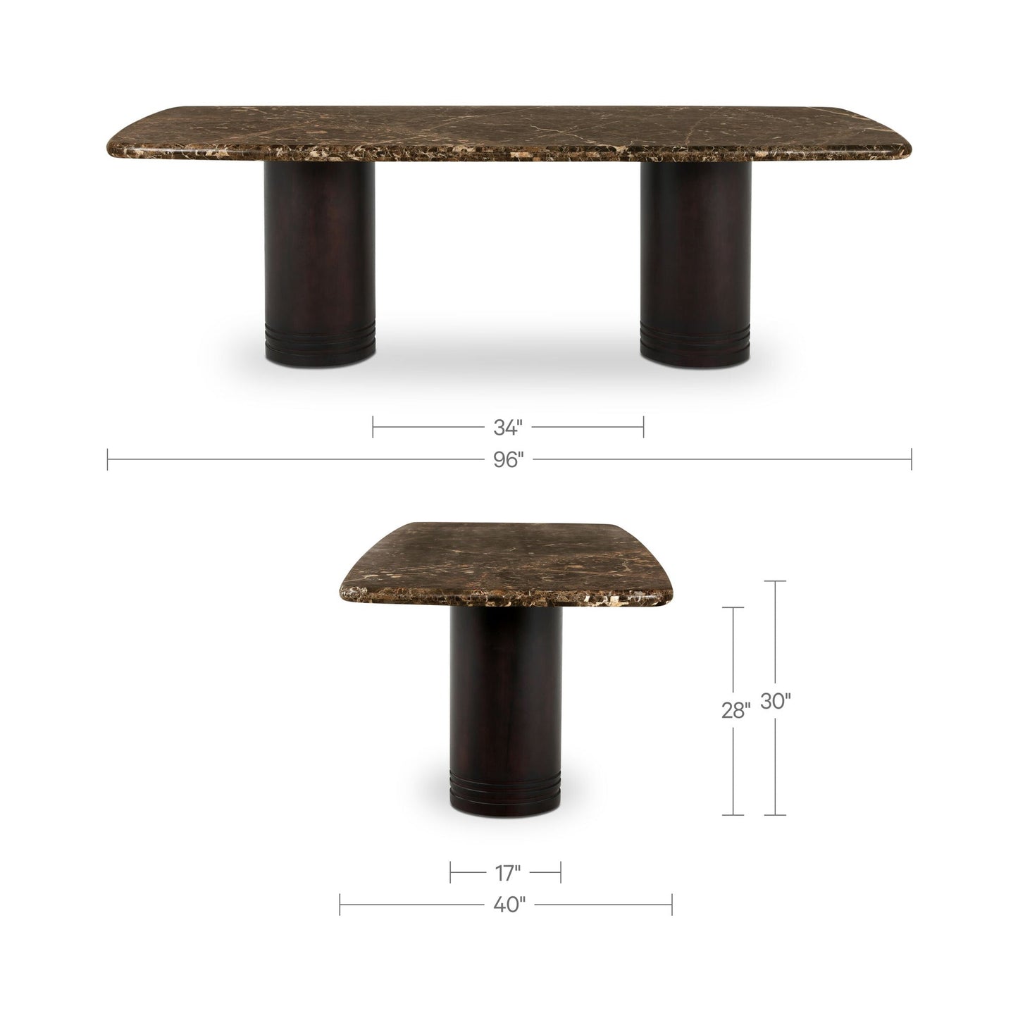 Daphne Dining Table Moes Home Collection Mhc Bb 1050 02 0 4