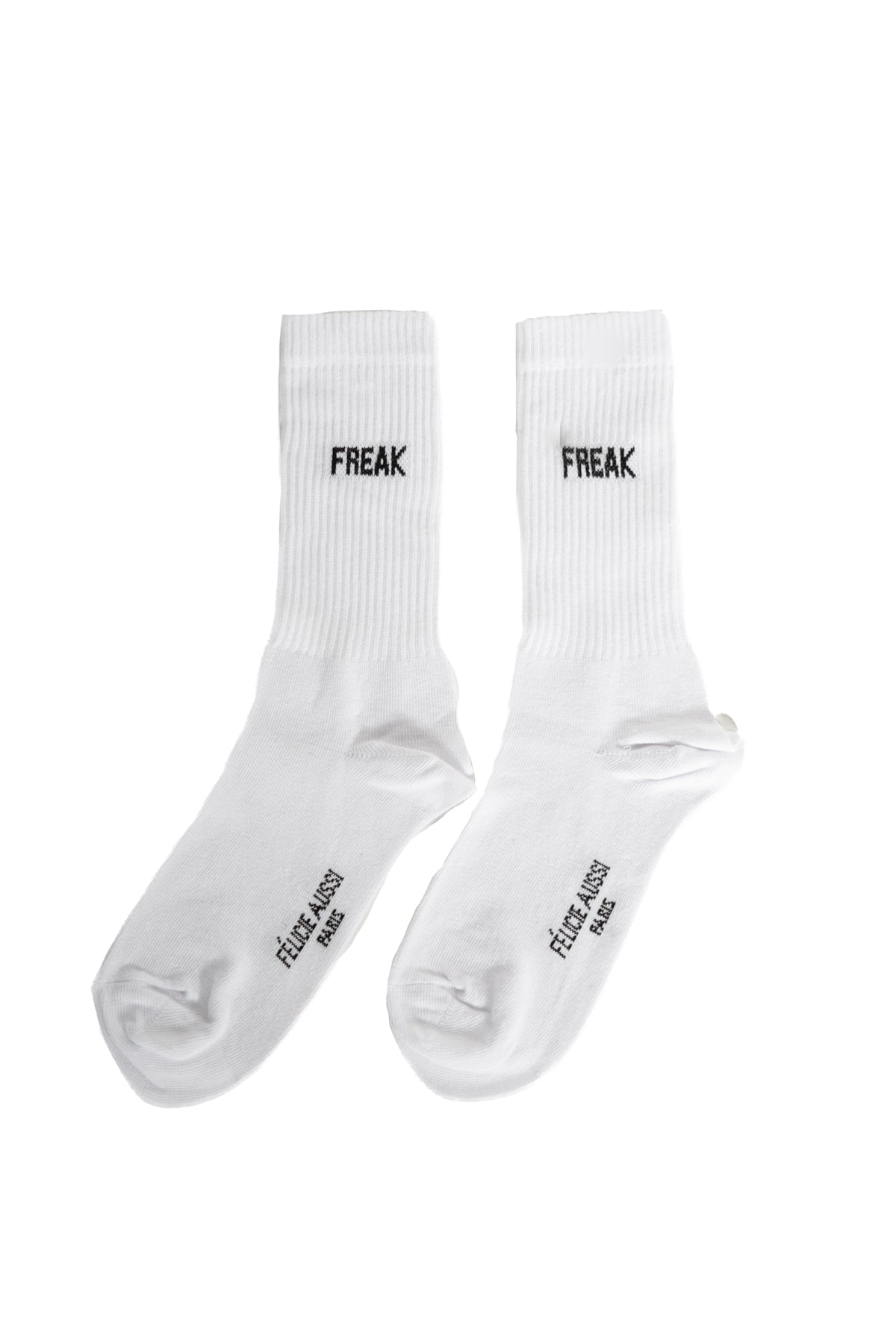 set of 5 pairs of white freak socks by felicie aussi 5chfkb36 1