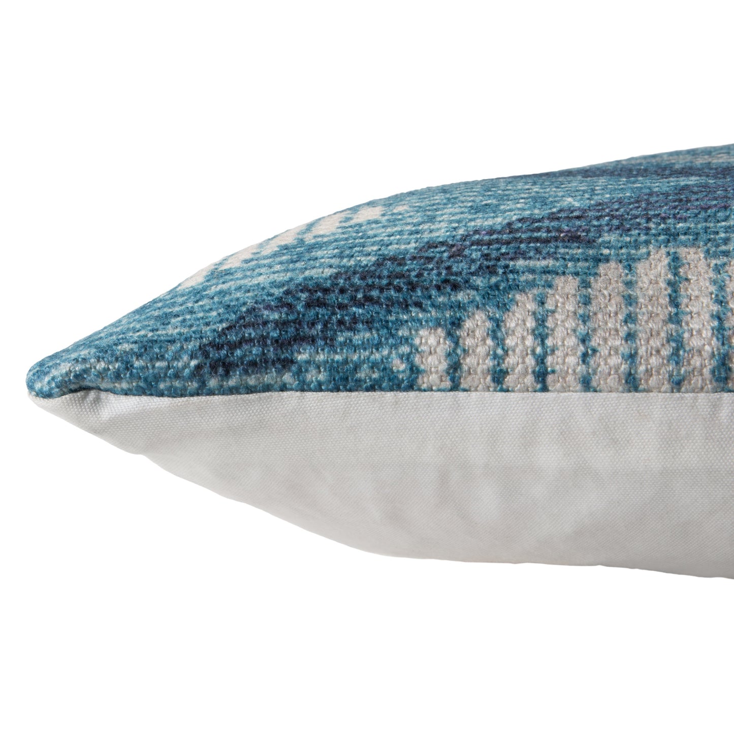 sadler indoor outdoor tribal blue white pillow by nikki chu 3