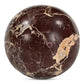 Odessa Sphere Tabletop Accent Red Levanto Marble 1