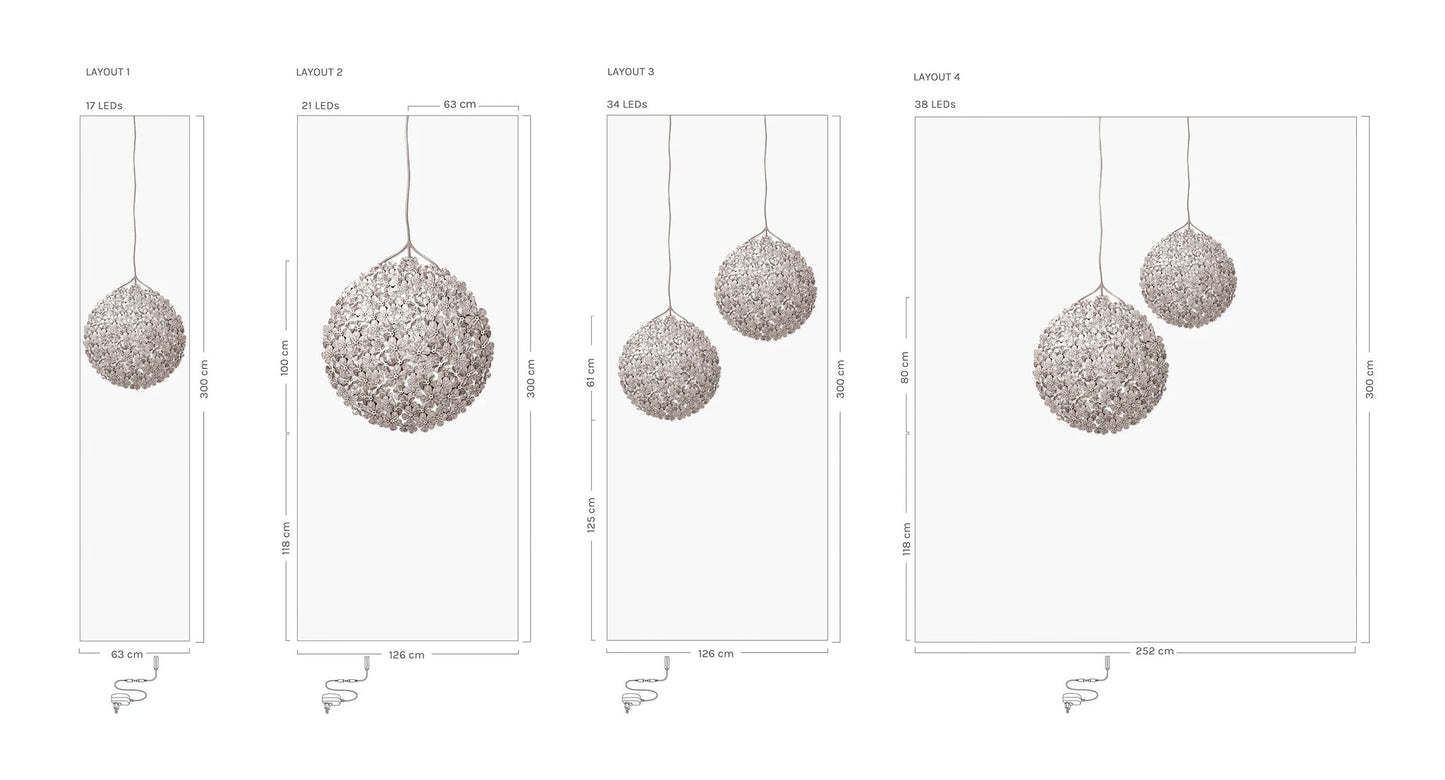 Germanium LED Wallpaper in Various Colors by Meystyle