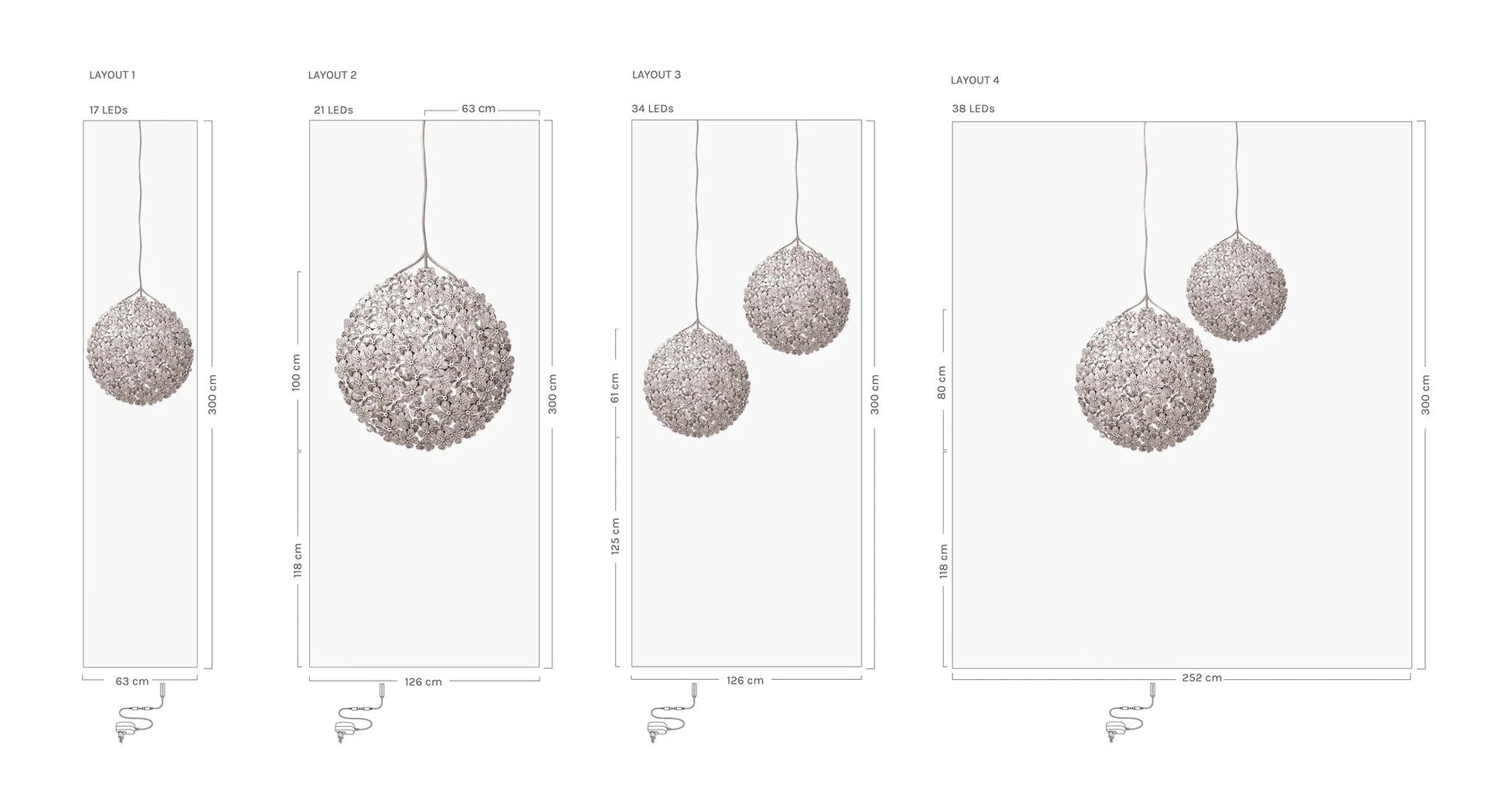Germanium LED Wallpaper in Various Colors by Meystyle