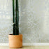 Gorgonian Vinyl Wallpaper in Steel design by Jill Malek