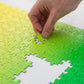 Gradient Puzzle in Yellow & Green design by Areaware
