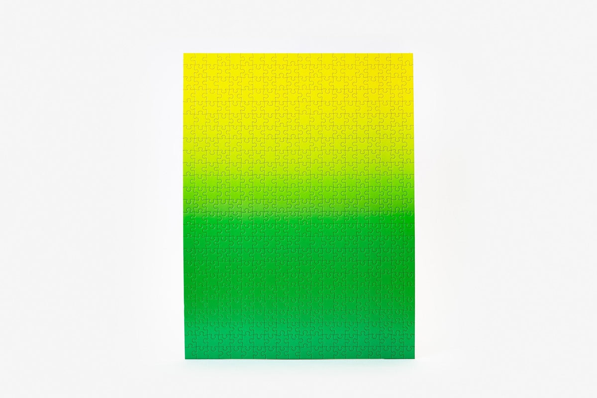 Gradient Puzzle in Yellow & Green design by Areaware