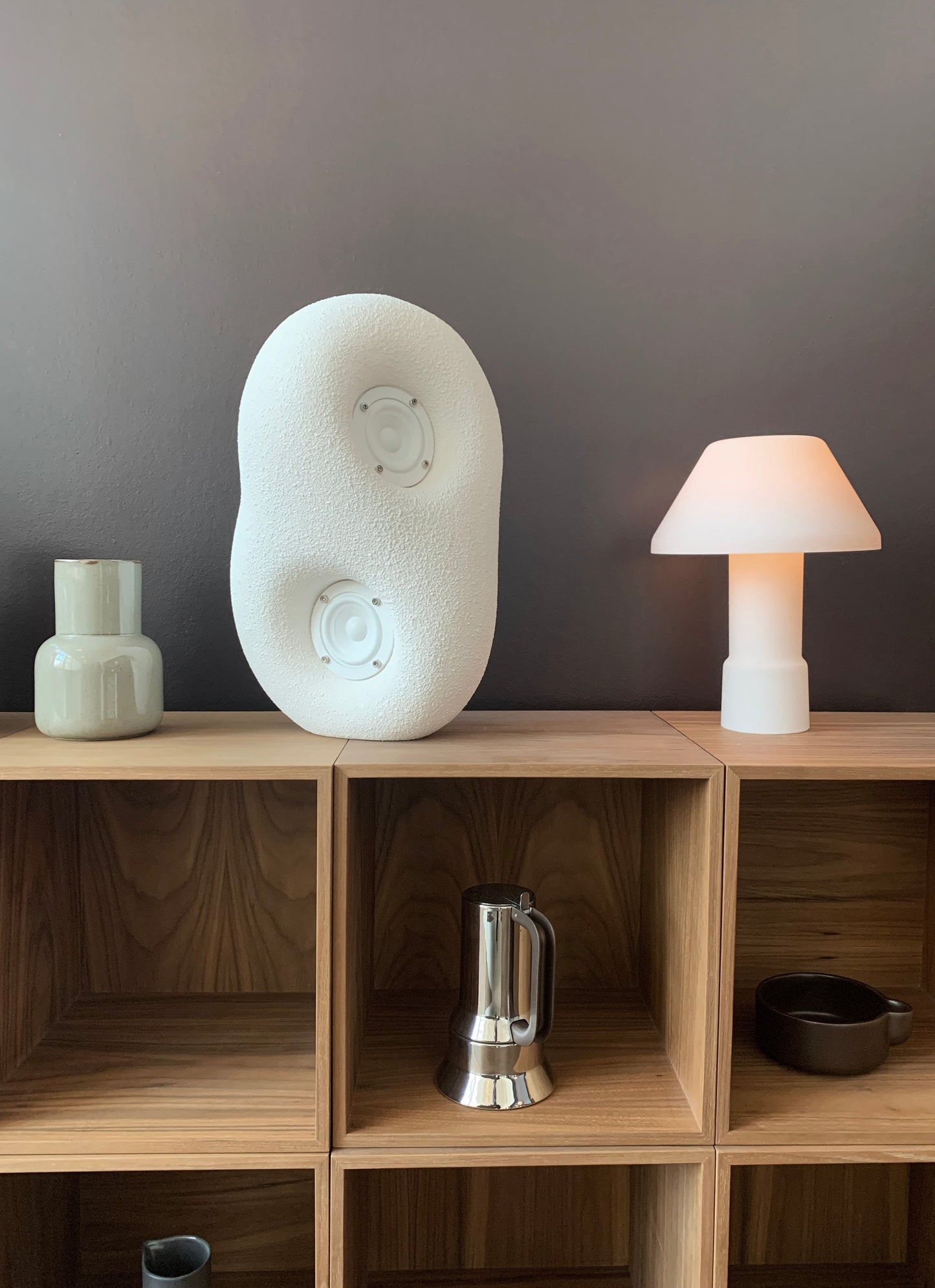 acoustic sculpture speaker by transparent 5