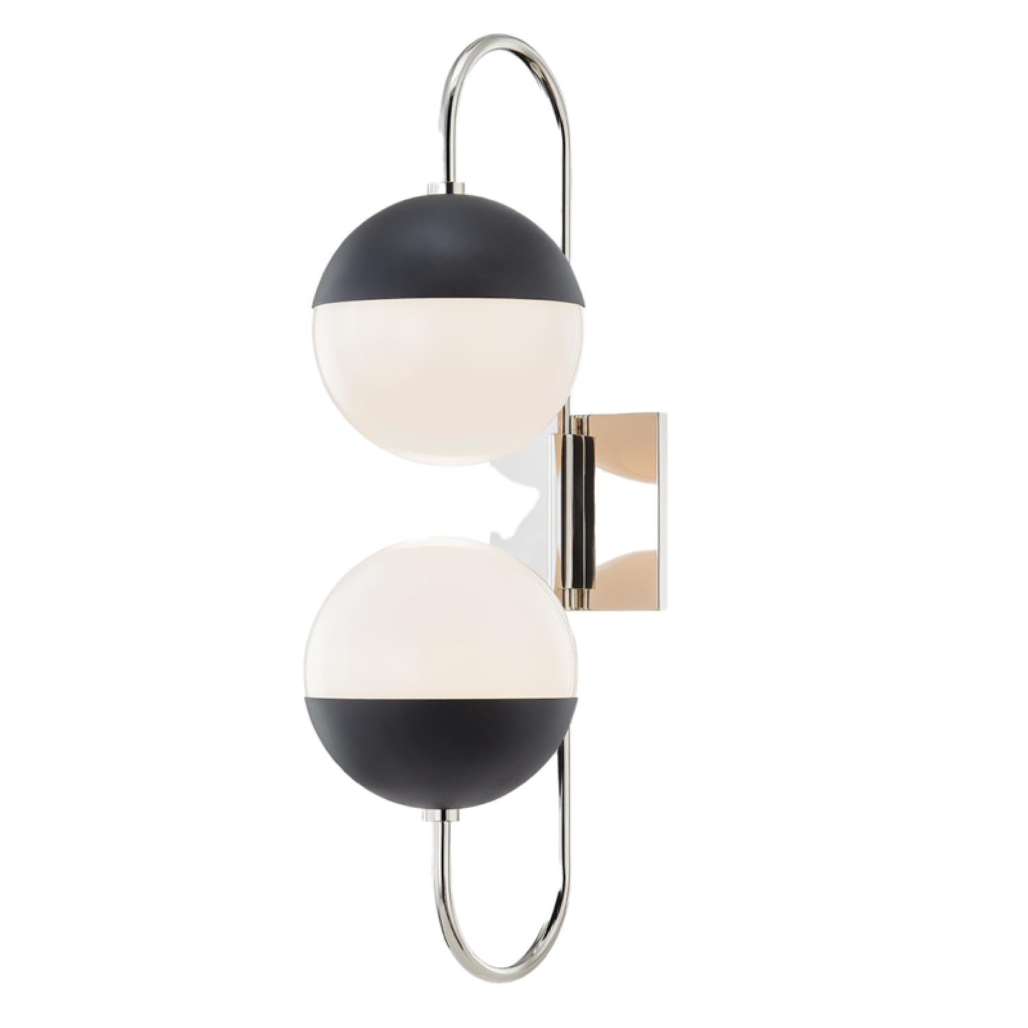 renee 2 light wall sconce by mitzi h344102a agb bk 4