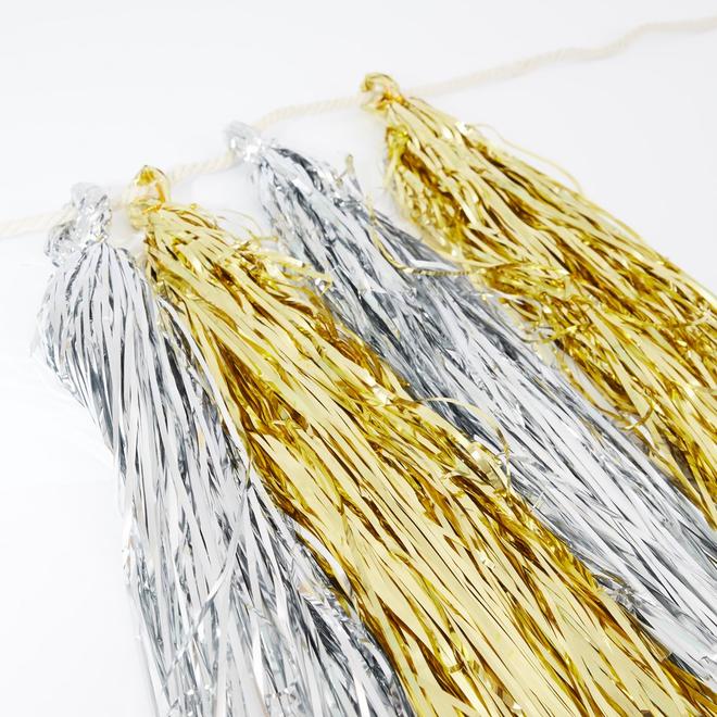 gold silver tassel garland by meri meri 2