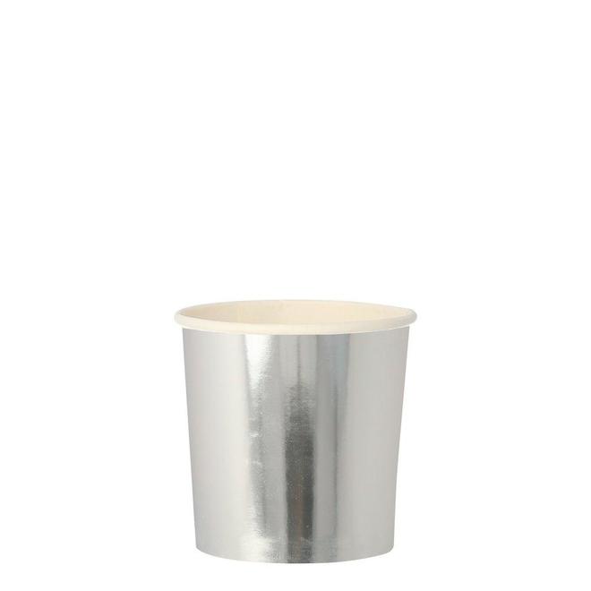 silver tumbler cups by meri meri 1