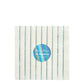 blue holographic stripe large napkins by meri meri 2