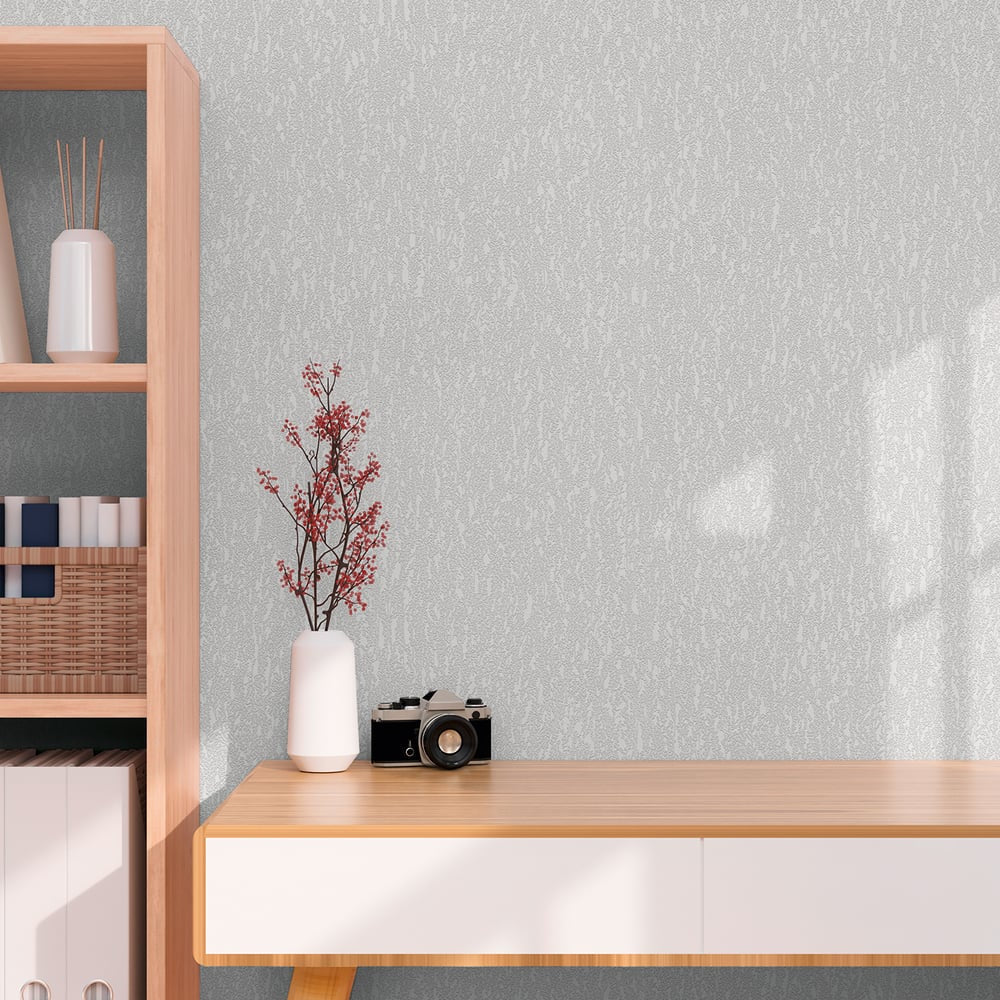 Hygge Home Soft Plaster Motif In Silver Grey Galerie Wallcoverings Gg82141 3