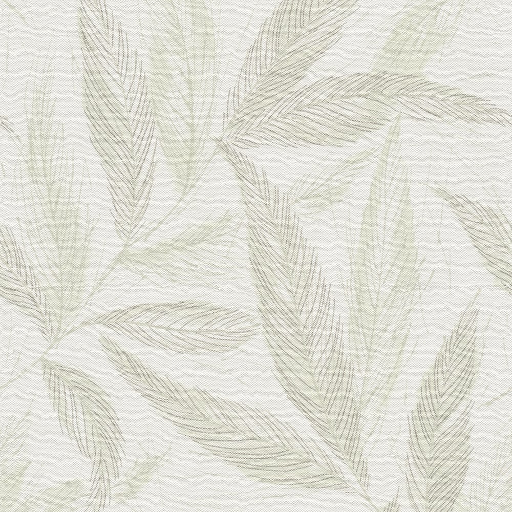 Hygge Home Fern Weave Motif In Green Galerie Wallcoverings Gg82146 1