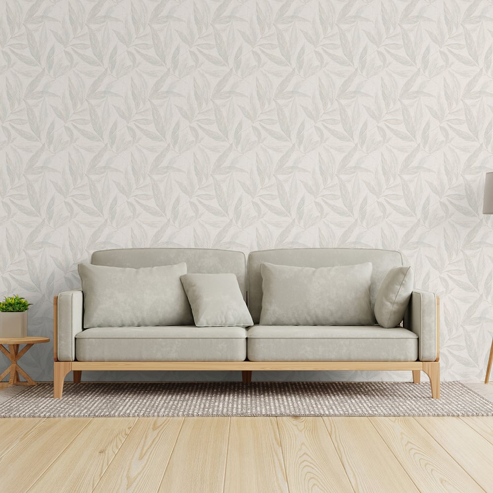Hygge Home Fern Weave Motif In Blue Galerie Wallcoverings Gg82148 3