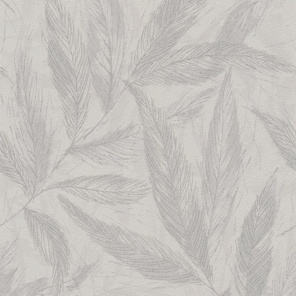Hygge Home Fern Weave Motif In Silver Grey Galerie Wallcoverings Gg82149 1