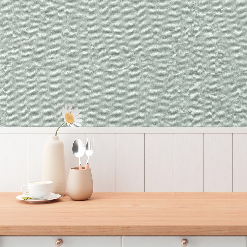 Hygge Home Plain Texture In Green Galerie Wallcoverings Gg82152 2