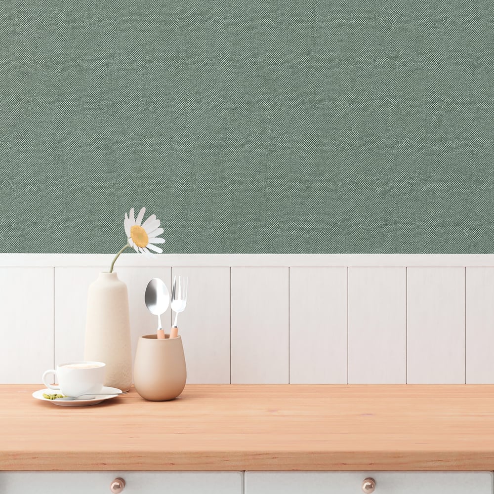Hygge Home Plain Texture In Green Galerie Wallcoverings Gg82154 2