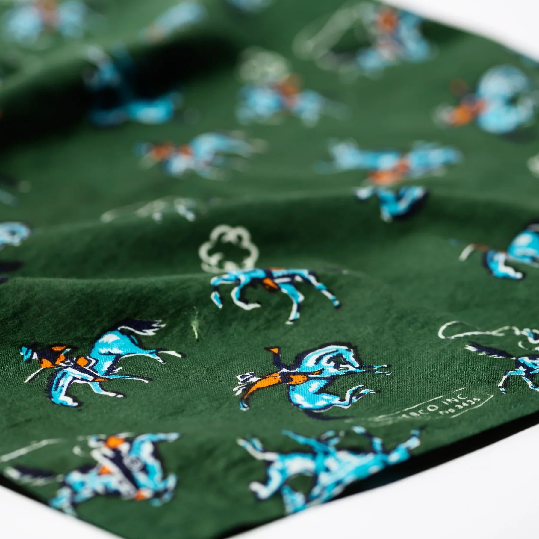 Hand Printed Cowboy Adult Apron