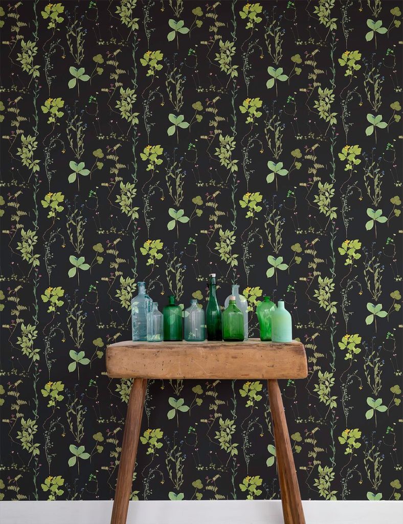 Herbario Wallpaper in Botanical design by Aimee Wilder