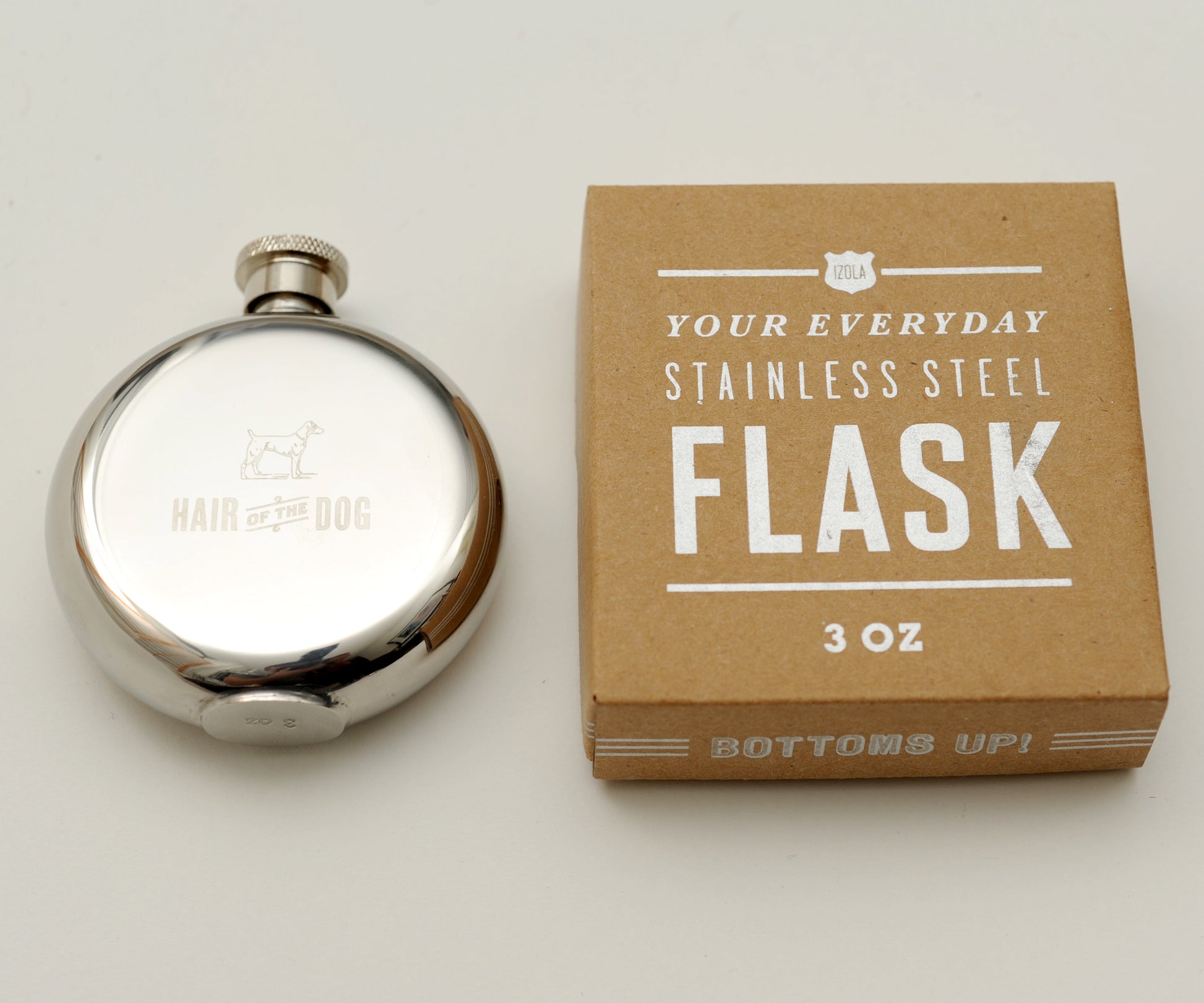 stainless steal hip flask hair of the dog 3