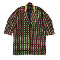 Truck Seat Fabric Collared Coat - 9