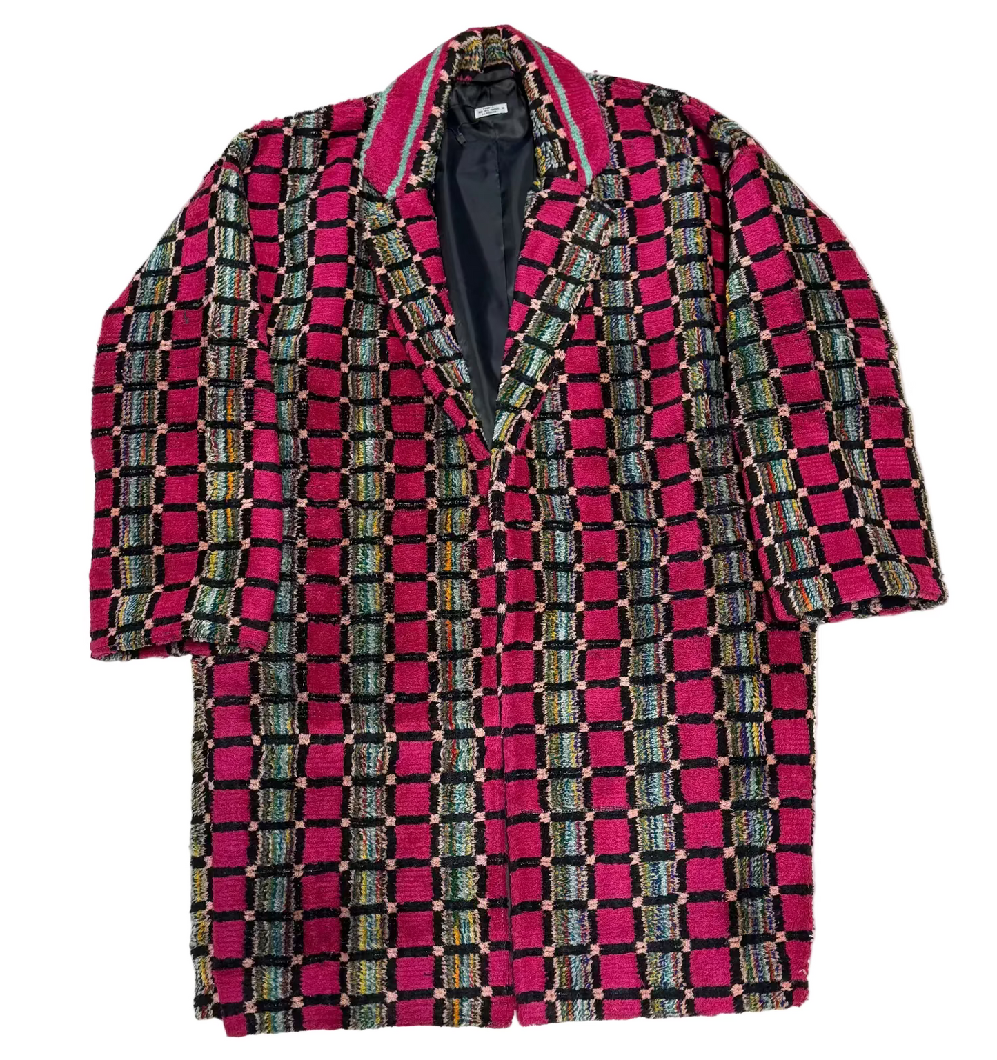 Truck Seat Fabric Collared Coat - 11