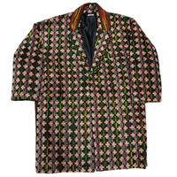 Truck Seat Fabric Collared Coat - 13