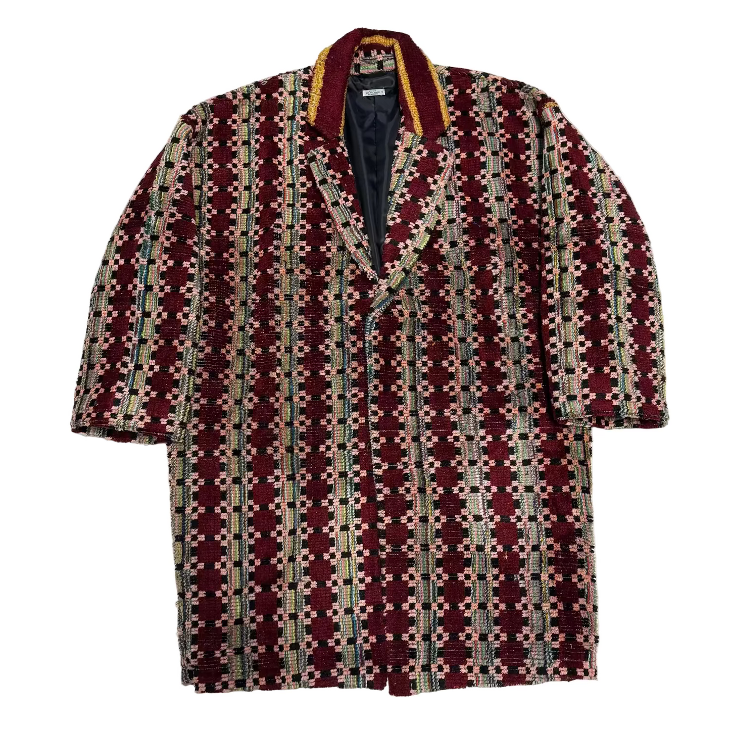 Truck Seat Fabric Collared Coat - 14