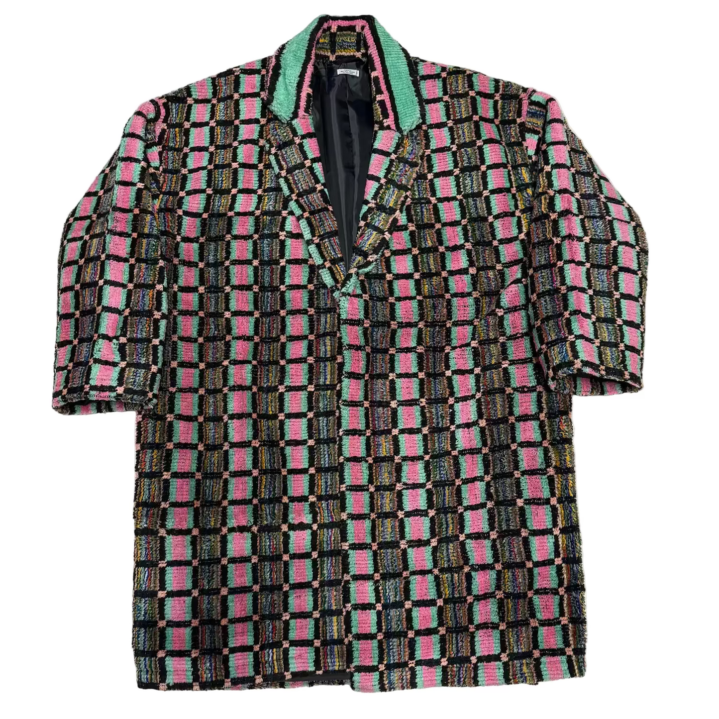 Truck Seat Fabric Collared Coat - 15