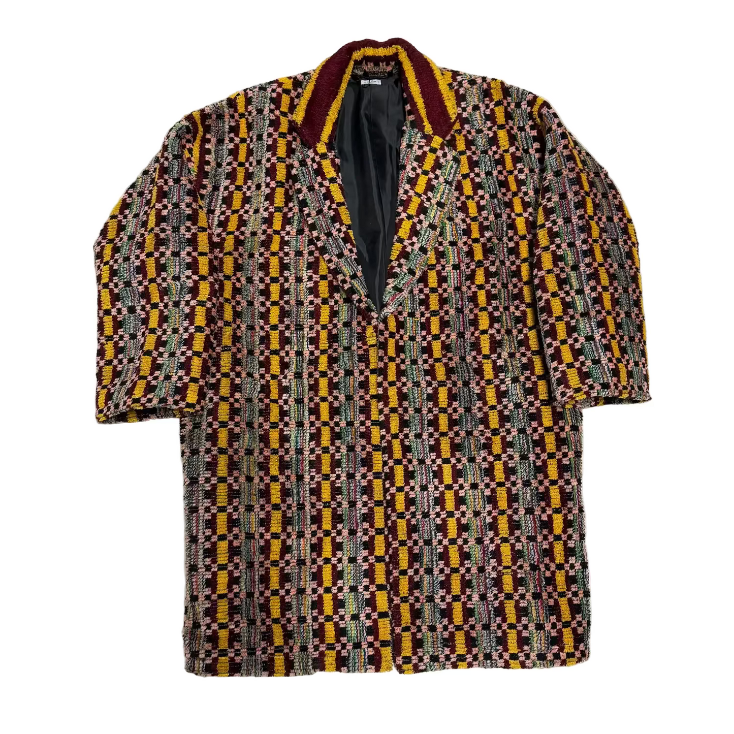 Truck Seat Fabric Collared Coat - 16