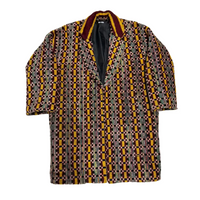 Truck Seat Fabric Collared Coat - 16