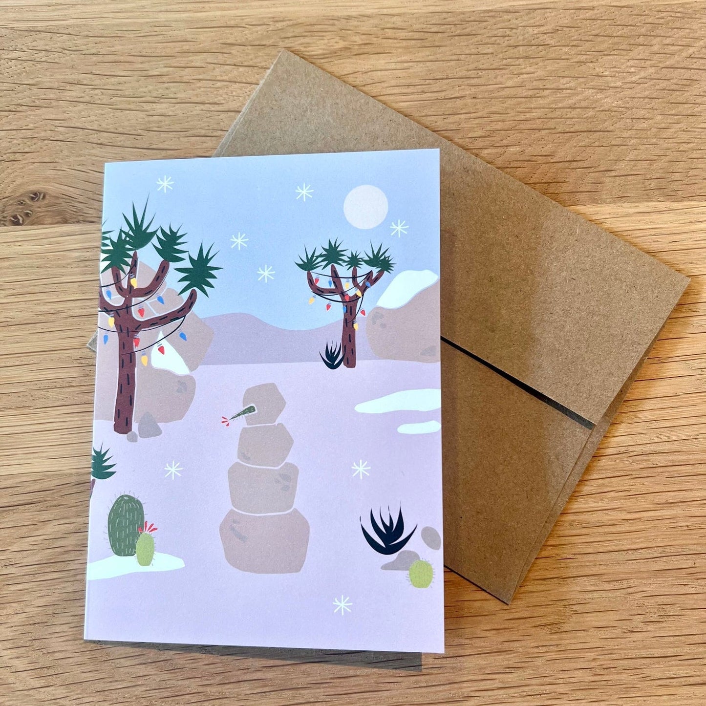 Joshua Tree Winter Holiday Card
