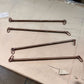 Products Dorset Large Torch Chandelier In Weathered Iron With Antique Gold Accents Open Box Damaged 2