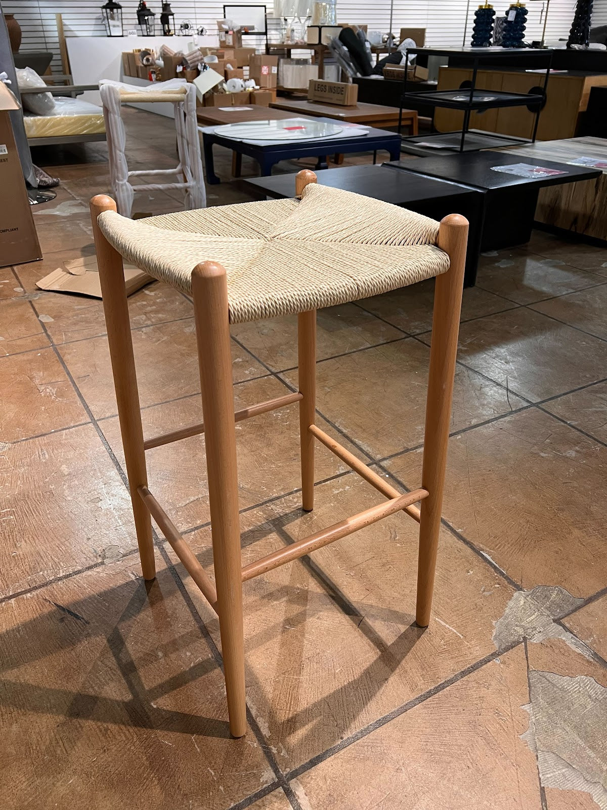 Evelina Bar Stool without Backrest - Open Box 10