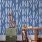 Indian Summer Wallpaper in Lagoon design by Aimee Wilder
