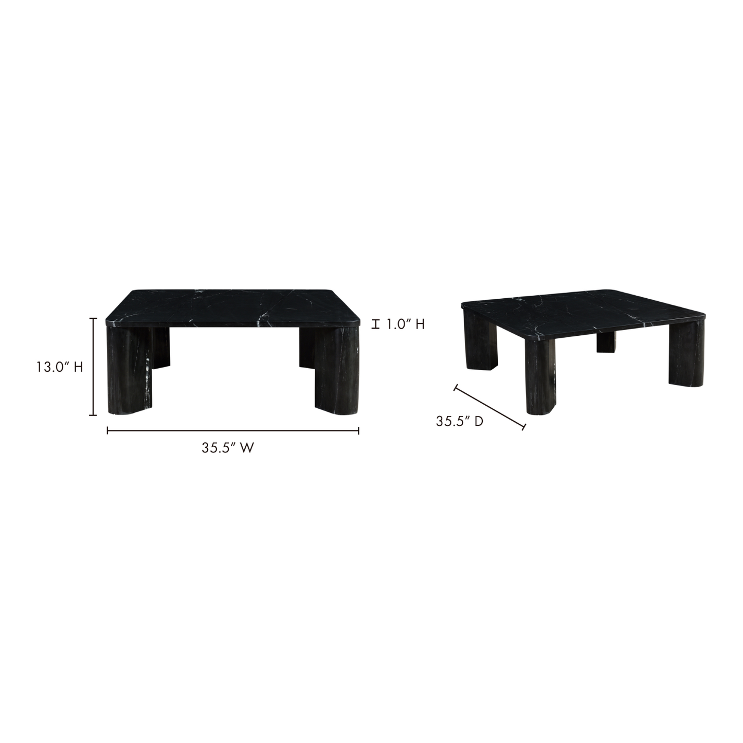 segment coffee table ashen by Moe's Home Collection mhc jd 1048 15 8