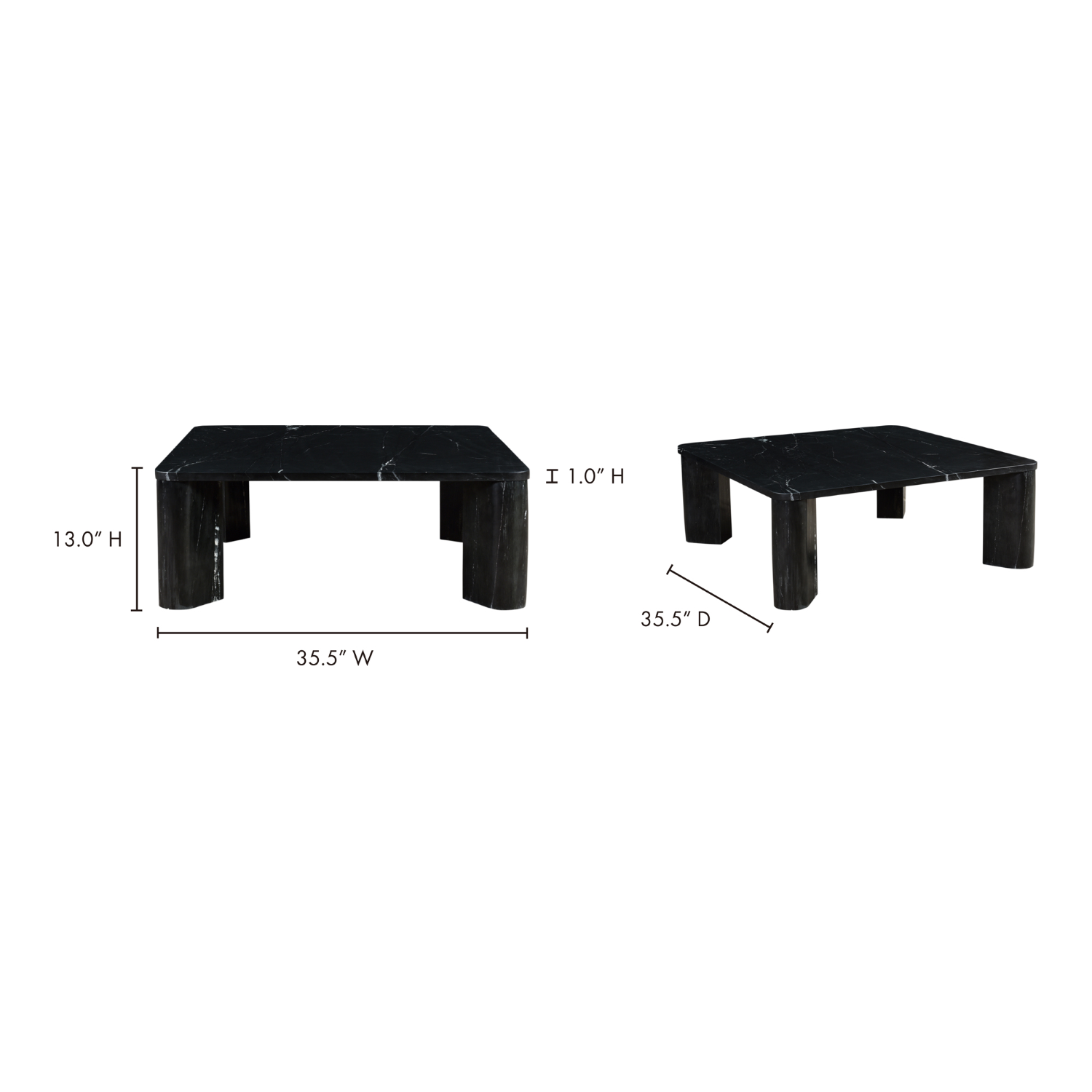 segment coffee table ashen by Moe's Home Collection mhc jd 1048 15 8